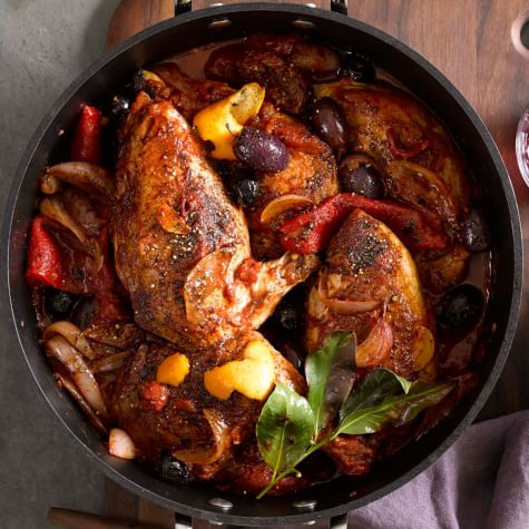 Braised Chicken with Olives and Orange | Williams Sonoma