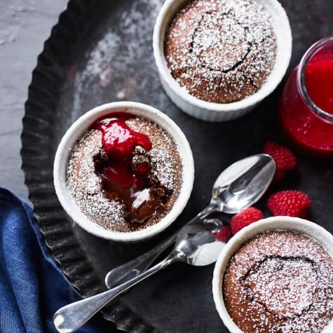 Molten Chocolate Cakes for Two - Dessert for Two