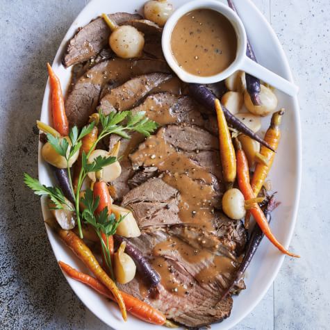 Slow Cooker Balsamic-Red Wine Pot Roast Recipe