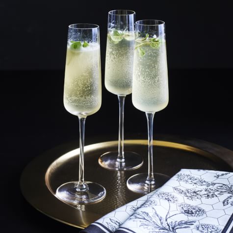 Garden Herb Champagne Cocktail | Williams Sonoma