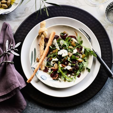 Arugula Salad with Blue Cheese and Dried Cranberries | Williams Sonoma