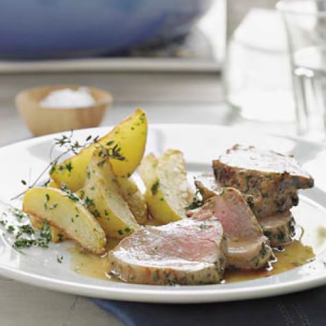 Fried Potatoes with Parsley & Garlic