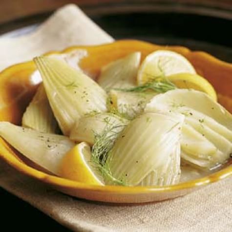 Braised Fennel with Olive Oil and Garlic
