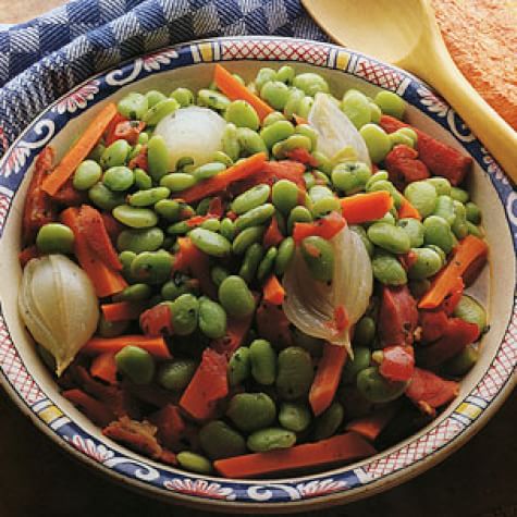 Lima Beans with Ham