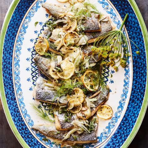 Pan-Roasted Trout with Lemon-Oregano Sauce | Williams Sonoma