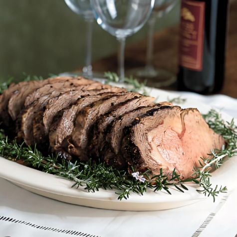 Rolled Beef Rib Roast with Horseradish Cream