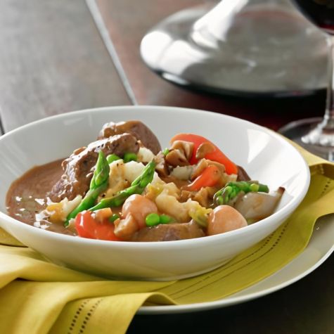 Spring Lamb Stew with Mashed Potatoes Spring Lamb Stew with Mashed Potatoes