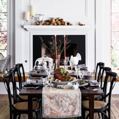 Setting the Thanksgiving Table