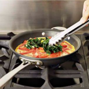 Cooking a Layered Frittata