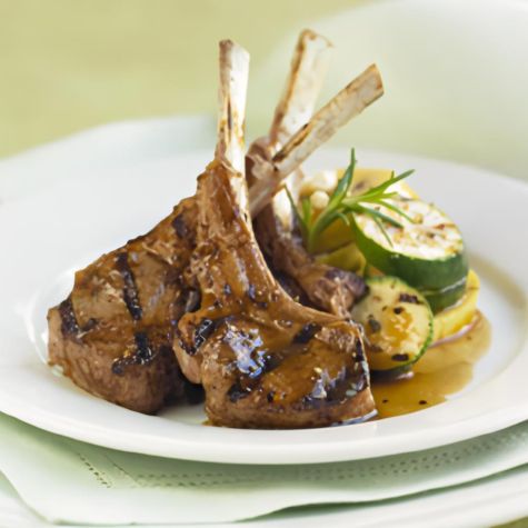 Lamb Chops with Balsamic Sauce