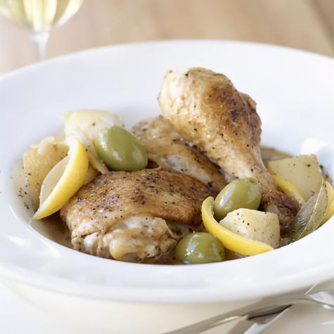 Braised Chicken with Preserved Lemon