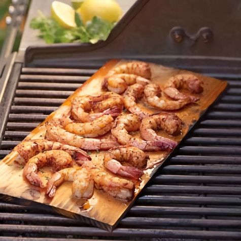 Cedar-Planked Shrimp