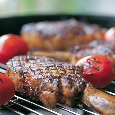 Veal Chops with Tomato Vinaigrette