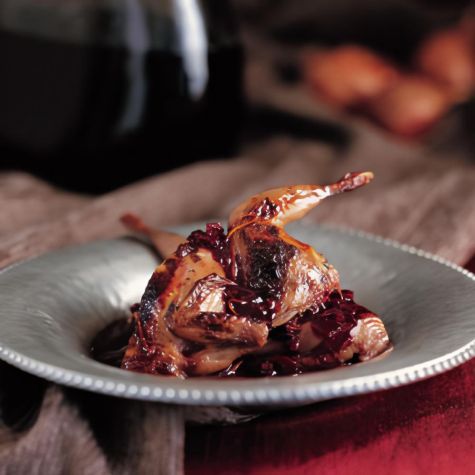 Quail with Zinfandel-Orange Sauce