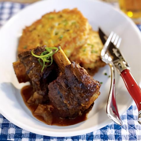 Bourbon and Black Pepper Braised Short Ribs