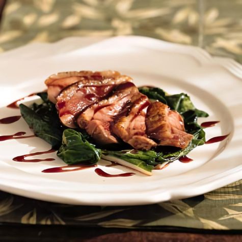 Duck Breasts with Black Cherry Sauce