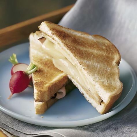 Toasted Ham and Cheese Sandwich
