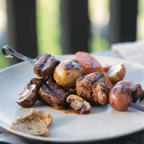 Alehouse Beef-and-Potato Skewers