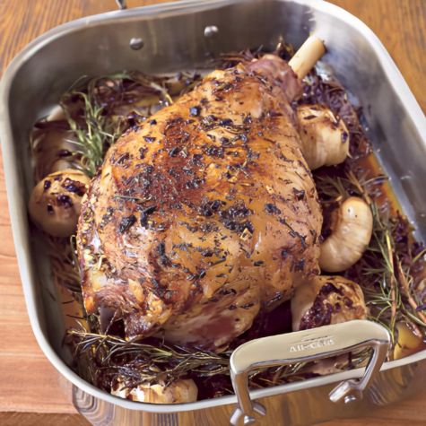Leg of Lamb with Garlic & Herbs