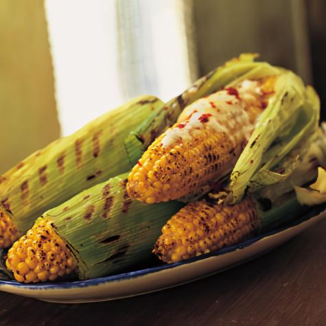 Grilled Corn on the Cob (Elote Asado)