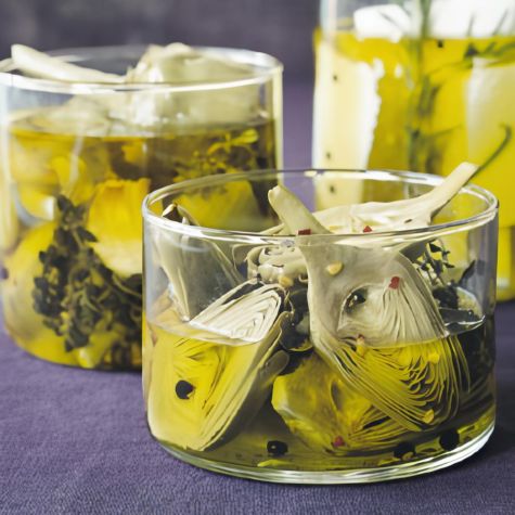 Spicy Marinated Artichokes