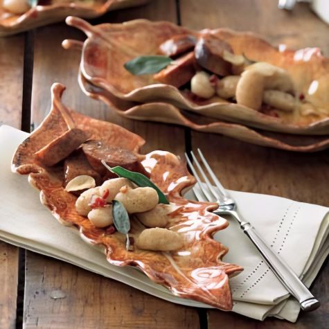 Fried Corona Beans with Garlic & Sage