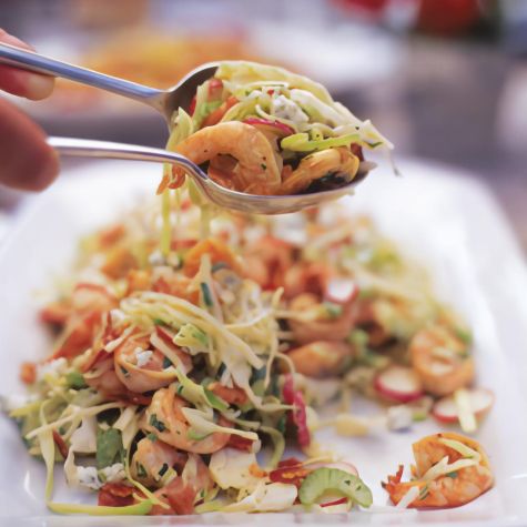 Celery Slaw with Shrimp