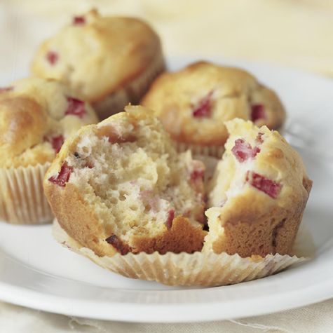 Ginger-Rhubarb Muffins