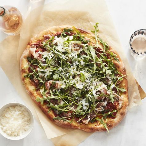 Arugula and Prosciutto Pizza