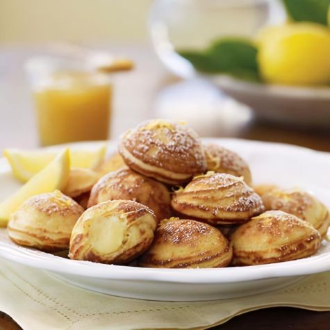 Lemon-Mascarpone Filled Pancakes