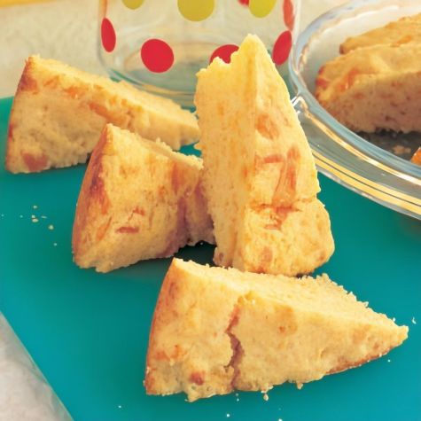 Cheddar Corn Bread Wedges