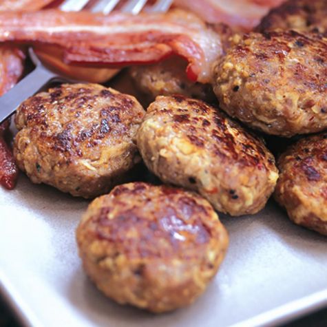 Apple and Sausage Patties