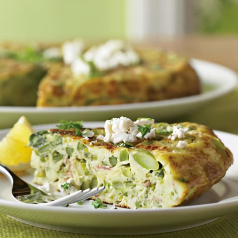 Asparagus and Goat Cheese Frittata