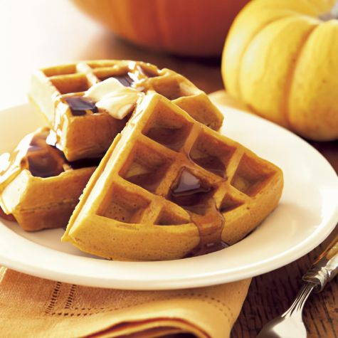 Pumpkin Pie Waffles