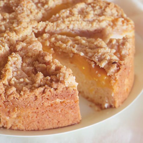 Peach Streusel Coffee Cake