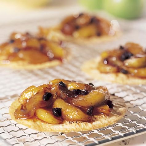 Caramelized Spiced Apple Tartlets