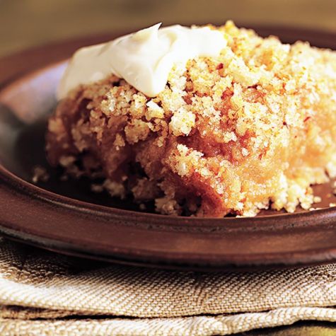 Roasted Apple Brown Betty