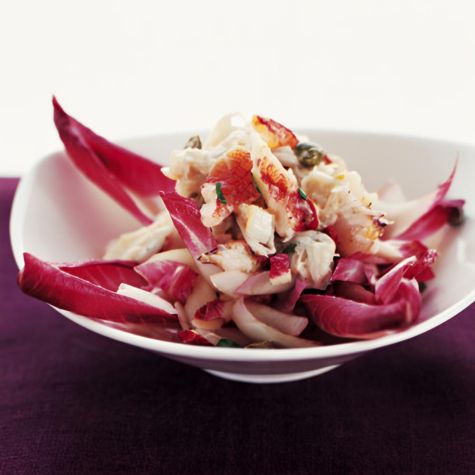 Purple Belgian Endive & Crab Salad