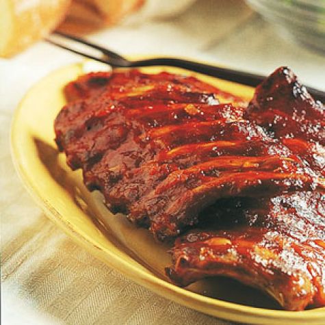 Hickory-Smoked Ribs with Georgia Mop Sauce