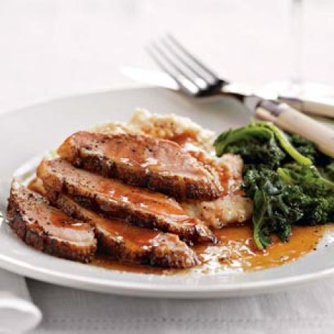 Truffled White Corn Polenta with Kale