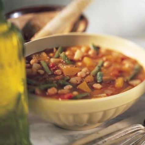 Spanish Pumpkin and Bean Soup
