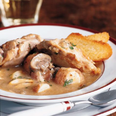 Chicken Stew in White Wine