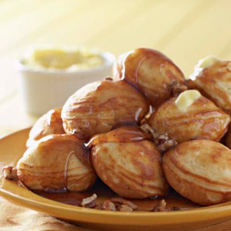 Pecan Pumpkin Filled Pancakes