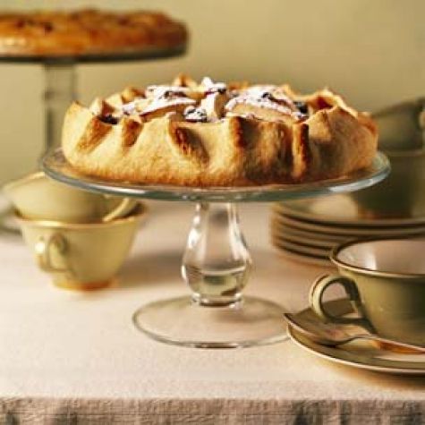 Country-Style Brandied Apple and Dried Cherry Tart