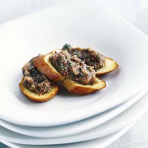 Bruschetta with Eggplant Caviar