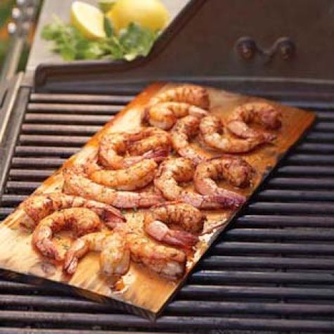 Cedar-Planked Shrimp