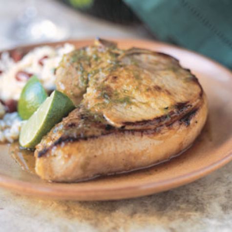Caribbean-Brined Pork Chops