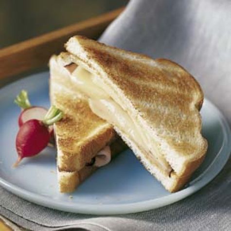 Toasted Ham and Cheese Sandwich