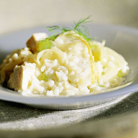 Risotto with Sea Bass and Fennel