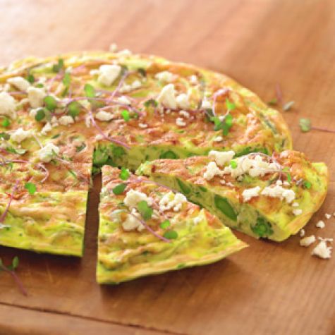 Grilled Asparagus Frittata